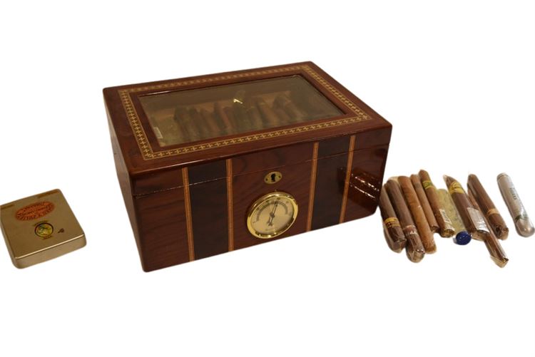 Humidor and Contents