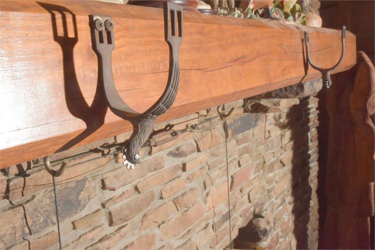 Vintage Spur Gun Rack