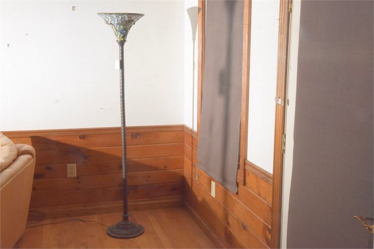 Leaded Glass Floor Lamp