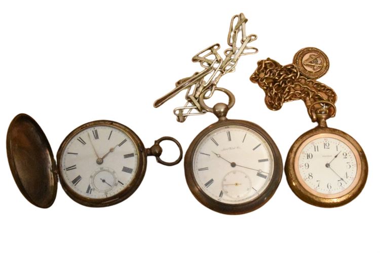 Three (3) Vintage Pocketwatches