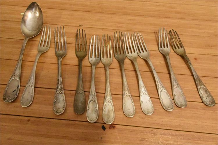 Group, Continental Silver Flatware