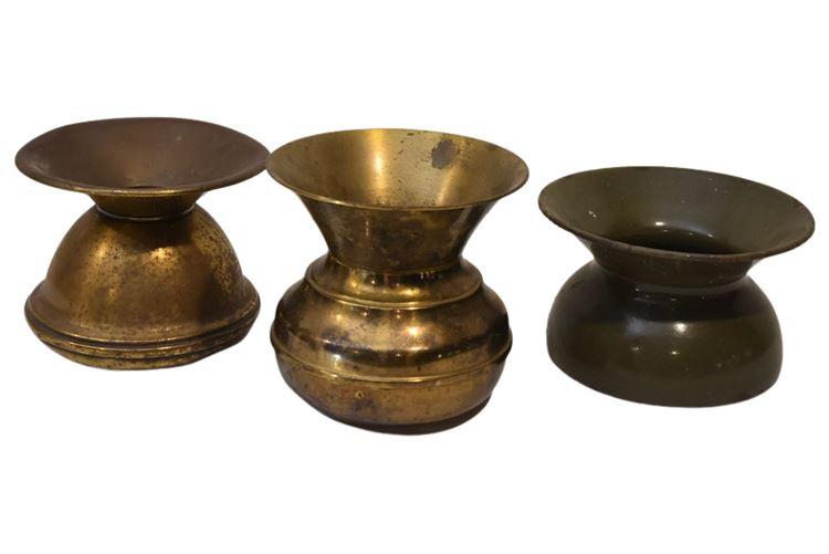 Three (3) Spittoons