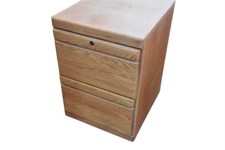 Wooden File Cabinet