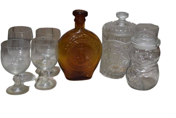 Group, Vintage Glass Objects