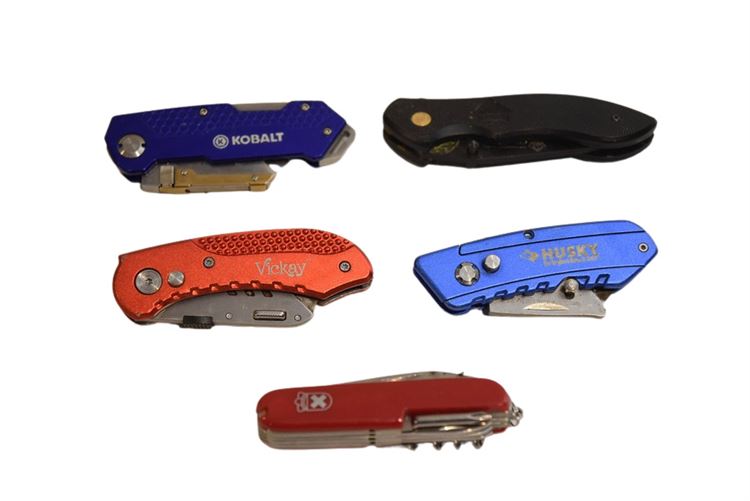 Group of Pocket Knives