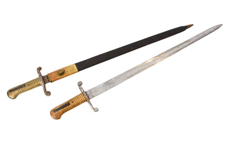 Two (2) Antique Military Bayonet’s