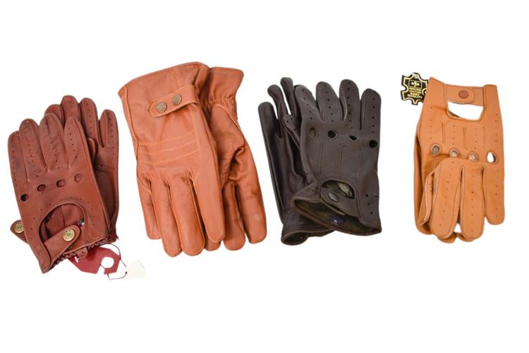 Group, Leather Driving Gloves