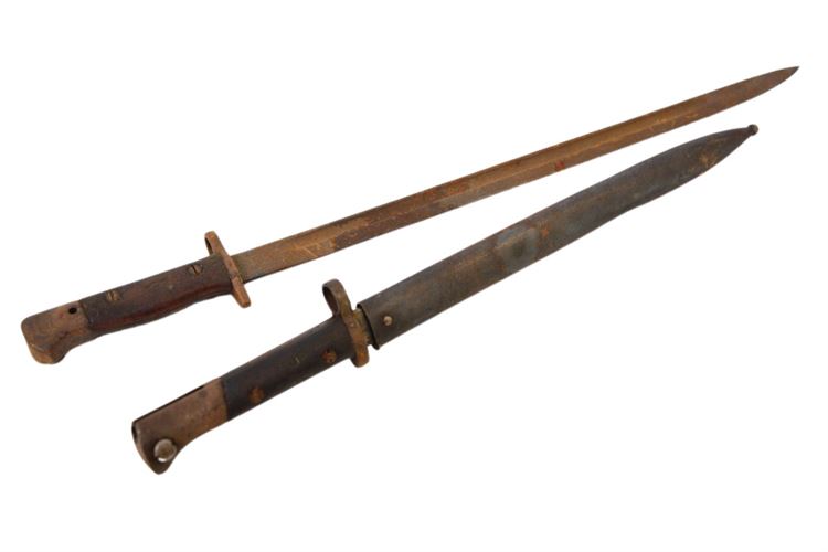 Two (2) Antique Military Bayonet’s