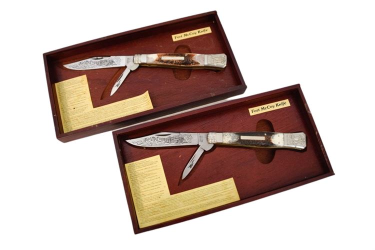 Two (2) FORT MCCOY Knives