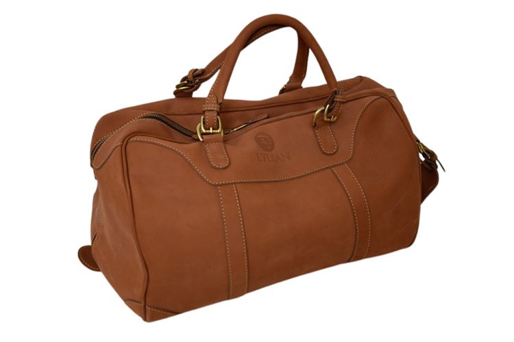 LYDIAN Leather Duffle Bag