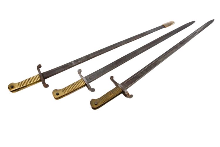 Three (3) Antique Military Bayonet’s