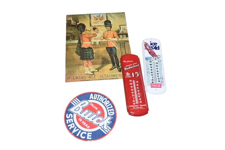 Group Vintage Advertising Items