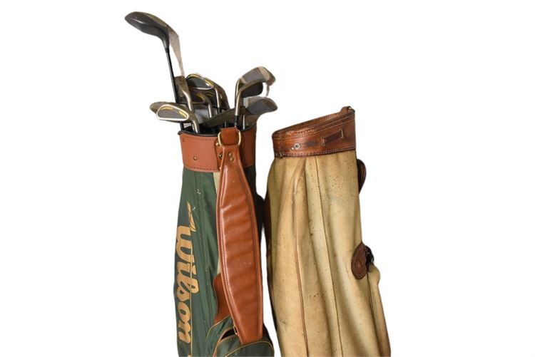 Two (2) Golf Bags and Golf Clubs