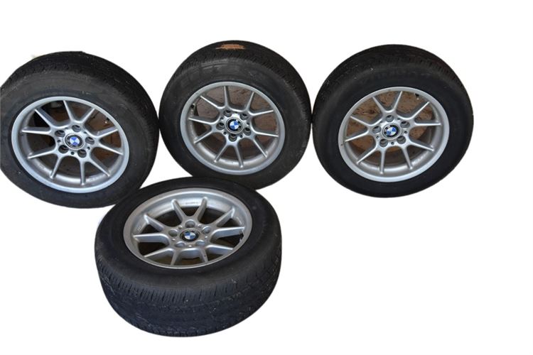 Set  (4)  BMW BBS Wheels with Kumho Ecsta Tires