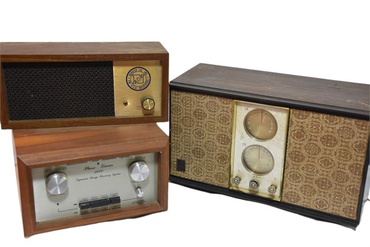 Three (3) Vintage Radios