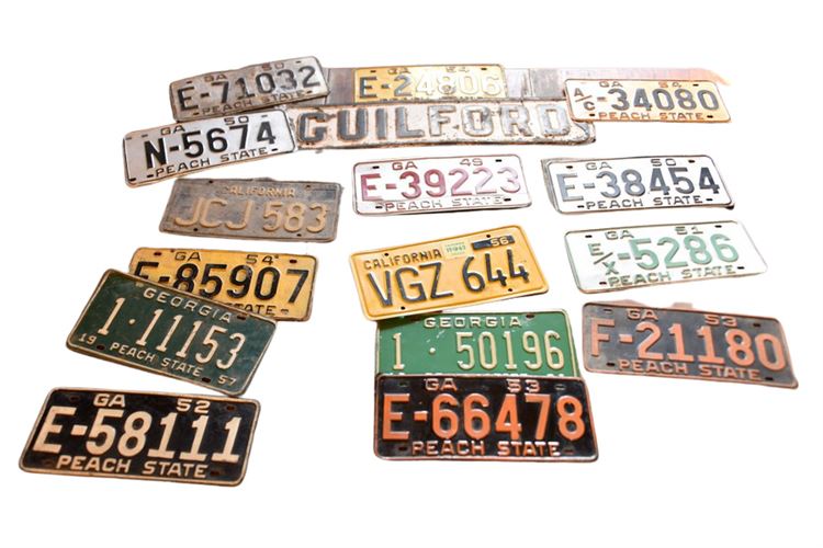 Group License Plates