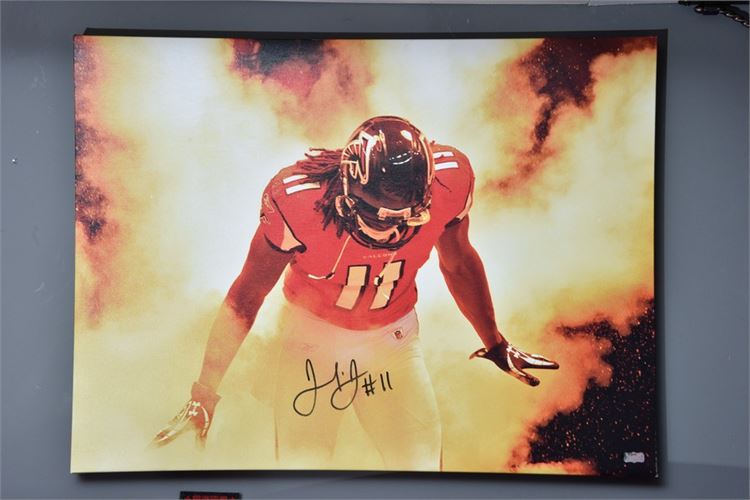 Julio Jones ATLANTA FALCONS Autographed  Photo Print