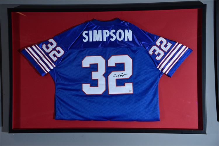 Autographed O.J. Simpson  BUFFULO BILLS  Jersey