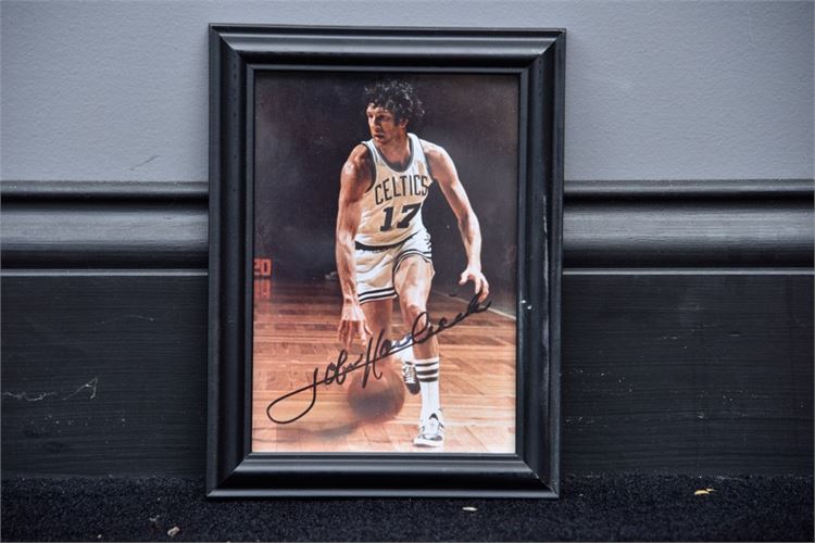 Autographed John Havlicek BOSTON CELTICS Photograph