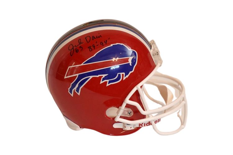 BUFFALO BILLS John Davis  Autographed Helmet