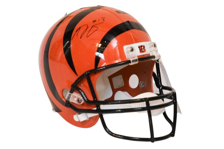 CINCINNATI BENGALS A J Green Autographed Helmet W/ certificate Of Authenticity