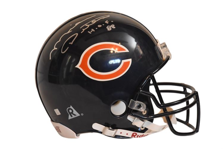 CHICAGO BEARS Mike Ditka Autographed Helmet W/ Certificate Of Authenticity