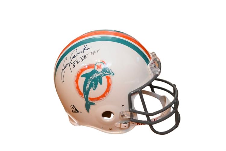 MIAMI DOLPHINS Larry Csonka  Autographed Helmet