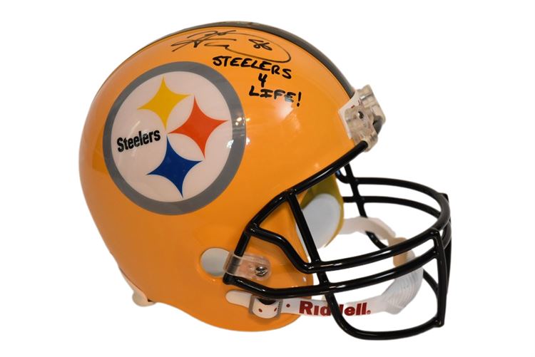 PITTSBURGH STEELERS Hines Ward Autographed Helmet