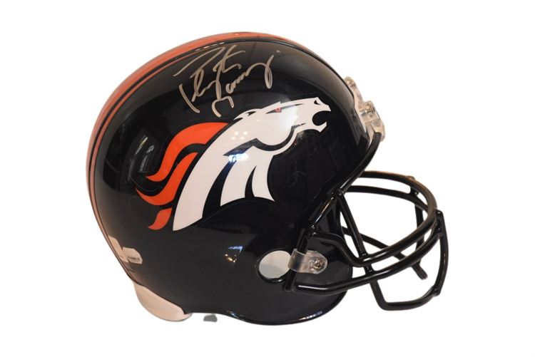 DENVER BRONCOS Peyton Manning Autographed Helmet