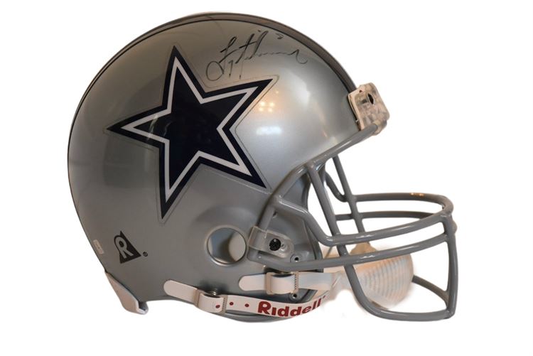 DALLAS COWBOYS Troy Aikman Autographed Helmet