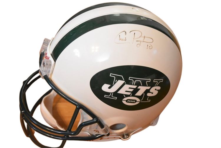 NEW YORK JETS Chad Pennington Autographed Helmet