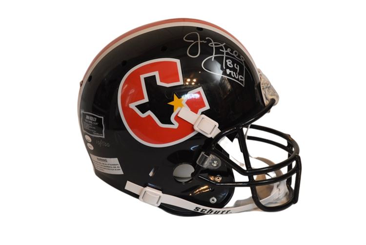 Autographed Jim Kelly Football Helmet