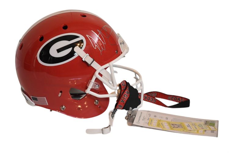 GEORGIA BULLDOG Autographed Helmet