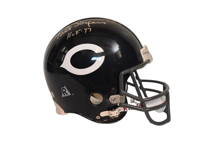 CHICAGO BEARS Gale Sayers Autographed Helmet