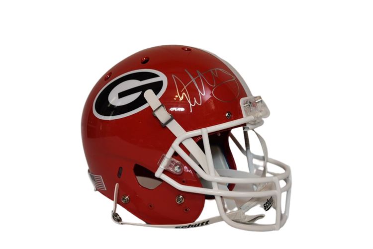 GEORGIA BULLDOGS Autographed Helmet