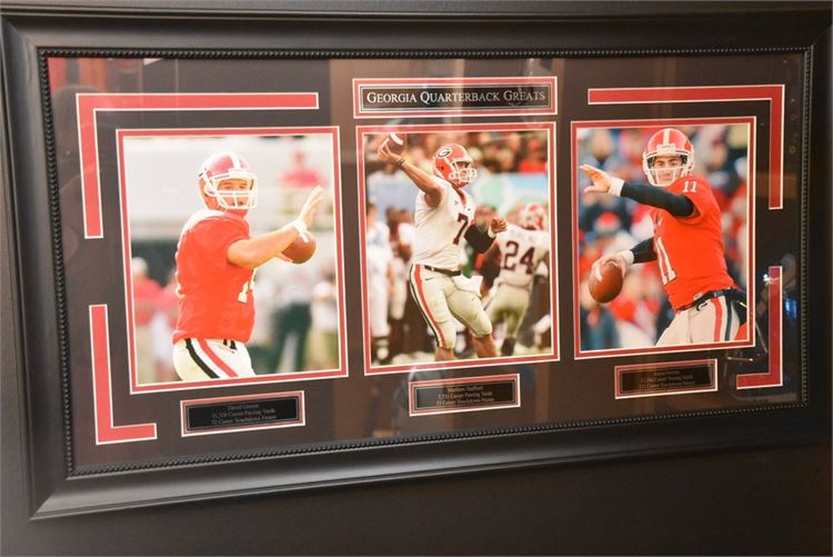 GEORGIA BULLDOGS Framed Wall Hanging