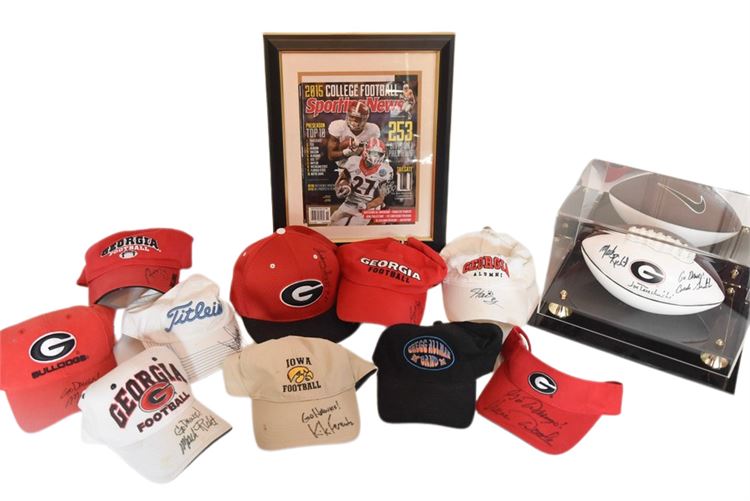 GEORGIA BULLDOGS Football Memorabilia and Hats