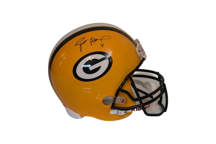 GREEN BAY PACKERS Brett Favre Autographed Helmet