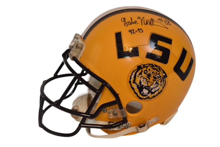 LSU Autographed John Northern  Helmet (Game Helmet)