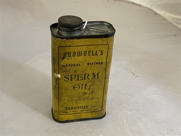 Can Brownells Sperm Oil