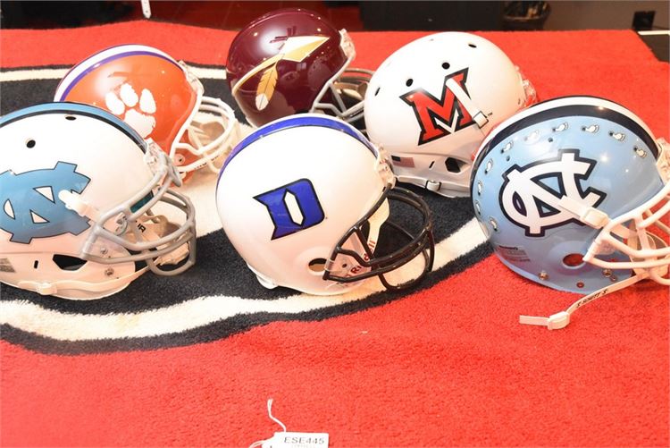 Group College Football Helmets