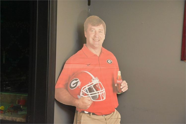 Kirby Smart COCA-COLA / GEORGIA BULLDOGS Cardboard Cutout