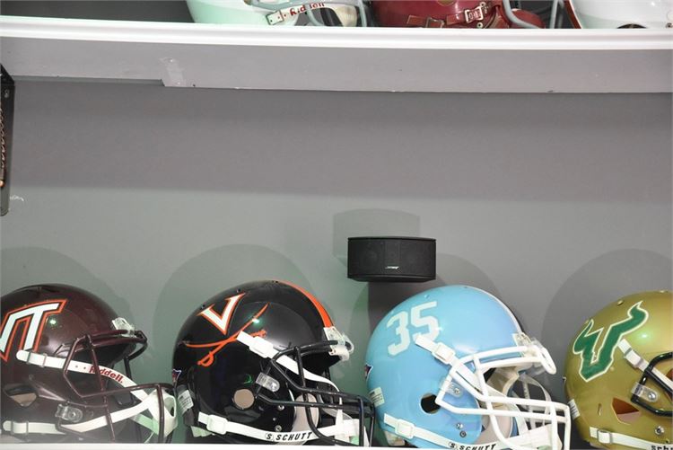 Group College Football Helmets