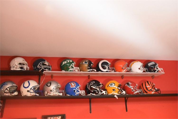 Group NFL Helmets