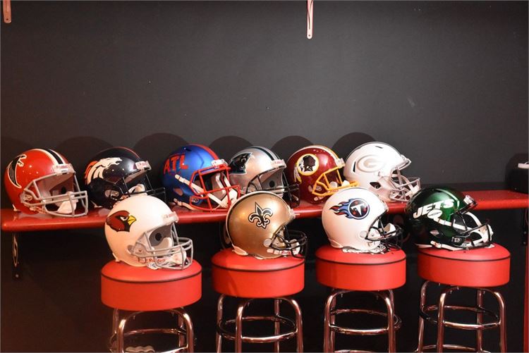 Group NFL Helmets