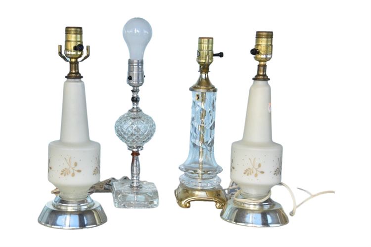 Four (4) Vintage Table Lamps