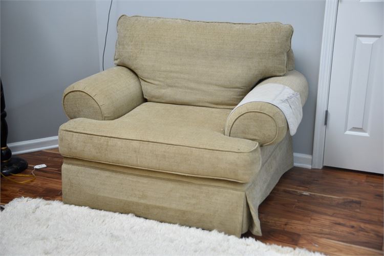 Rolled Arm Upholstered Armchair