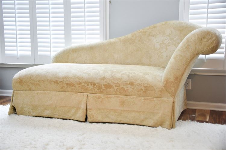 Left Rolled Arm Chaise Lounge