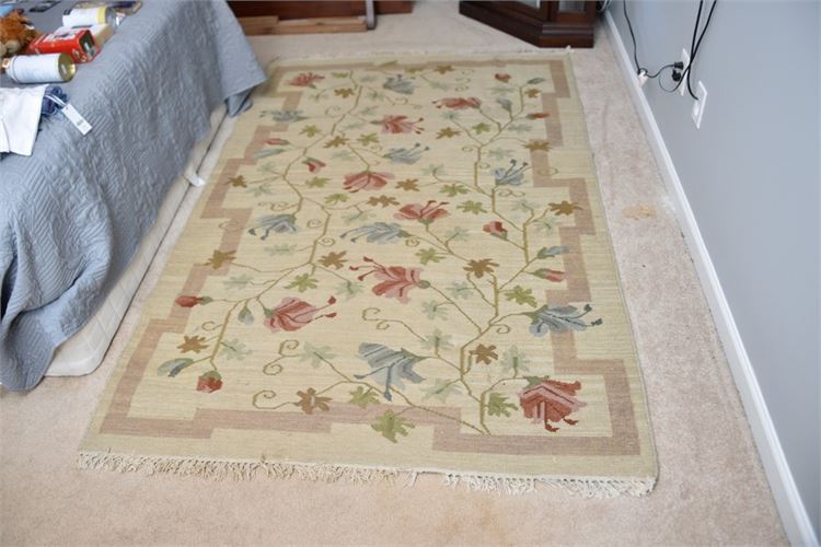 HANDY RUGS Floral Pattern Area Rug