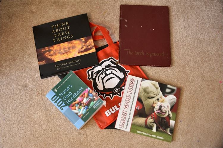 Group Books and UGA Tote Bag